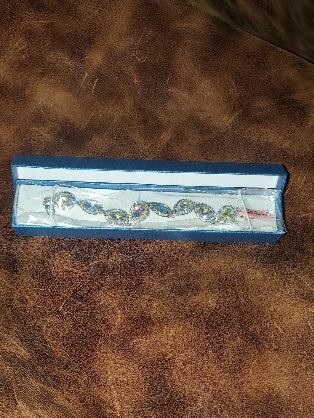 Sparkling Silver-Tone Crystal Bracelet - Women Jewelry - Picture 1 of 4